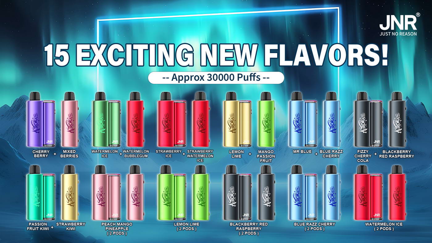 JNR Aurora 30K Pod Vape Kit | 15 Flavours | from £9.99
