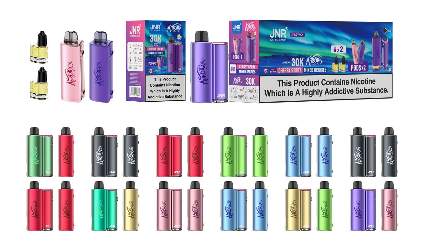 JNR Aurora 30K Pod Vape Kit | 15 Flavours | from £9.99